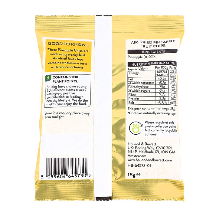 Holland & Barrett Pineapple Chips 18g